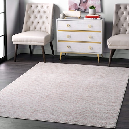 Nuloom Rosanne Transitional Striped Area Rug 6ft 7in x 9ft RZBD94C-6709